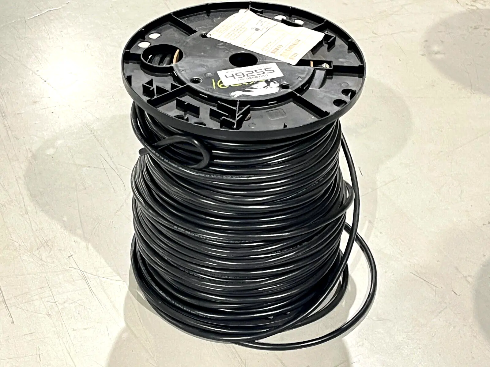 SAB 35661604 16 AWG 4C TC Foil & Braid PVC Black Wire 200FT ESTIMATED 60lb - New