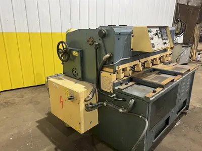 4' (48") X 10 GA AMADA MODEL #S-1232 HYDRAULIC SHEAR: STOCK #18197