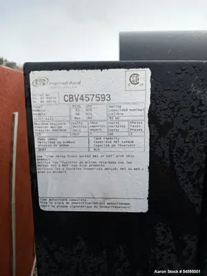 Used INGERSOLL-RAND RS30I-A125 Rotary Screw & Sliding Vane Air Compressors Illinois US | Aaron Equipment #1341498