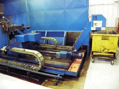 39"/120" x 98"/157"BINNS & BERRY Universal Sliding Bed Gap Lathe