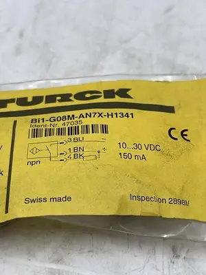 New | in-Stock TURCK TURCK BI-G08M-AN7X-H1341 Sensors | ND Industrial Surplus #1213607