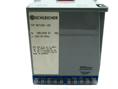 NEW SCHLEICHER SNT1001-120 SAFETY RELAY SNT1001120