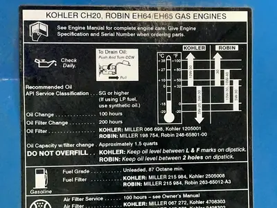 Used MILLER BOBCAT 250 Arc Welders Ohio US | HGR 24 #1506565