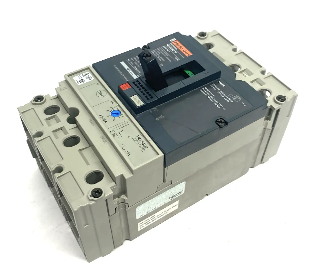 New | in-Stock Merlin Gerin Comp. Molded Case Circuit Breaker 3-Pole MINOR FACE DAMAGE Circuit Breakers Michigan US | Maverick Industrial Sales #1398676