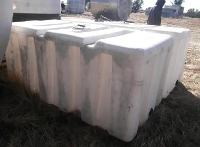 Tank, 750 Gallon, PET, 46" x 96" x 40", Rect., Horiz., #S741491