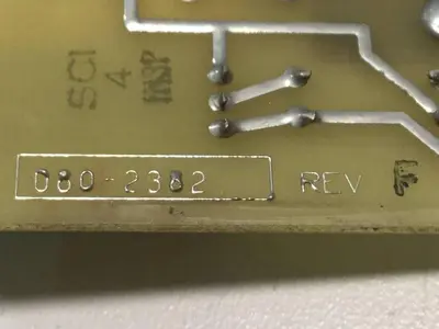 USED SCI 080-2382 REV F