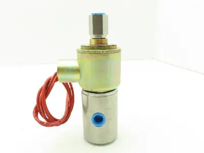 Honeywell Skinner XR1LX4 Brass Solenoid Valve 3-Way NC 120V 5-150 PSI 1/4" NPT