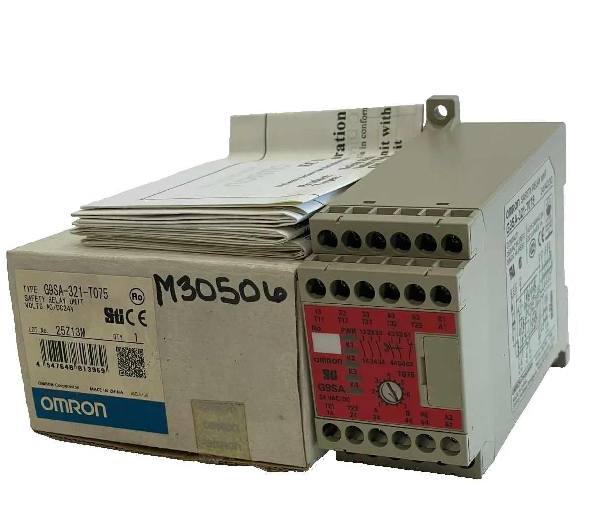 NEW OMRON G9SA-321-T075 AC/DC24 SAFETY RELAY UNIT G9SA321T075 AC/DC24