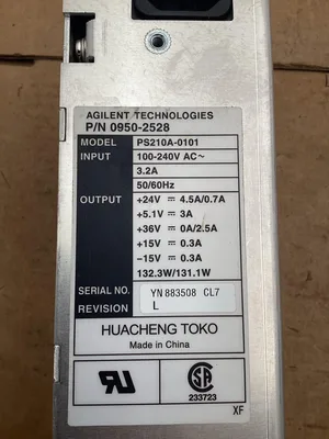 Agilent Technologies Power Supply; PS210A-0101; Huacheng Toko 0950-2528