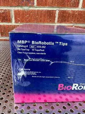 NEW MBP BIOROBOTIX 935-262  AUTOMATION / PIPETTE TIPS 30 UL