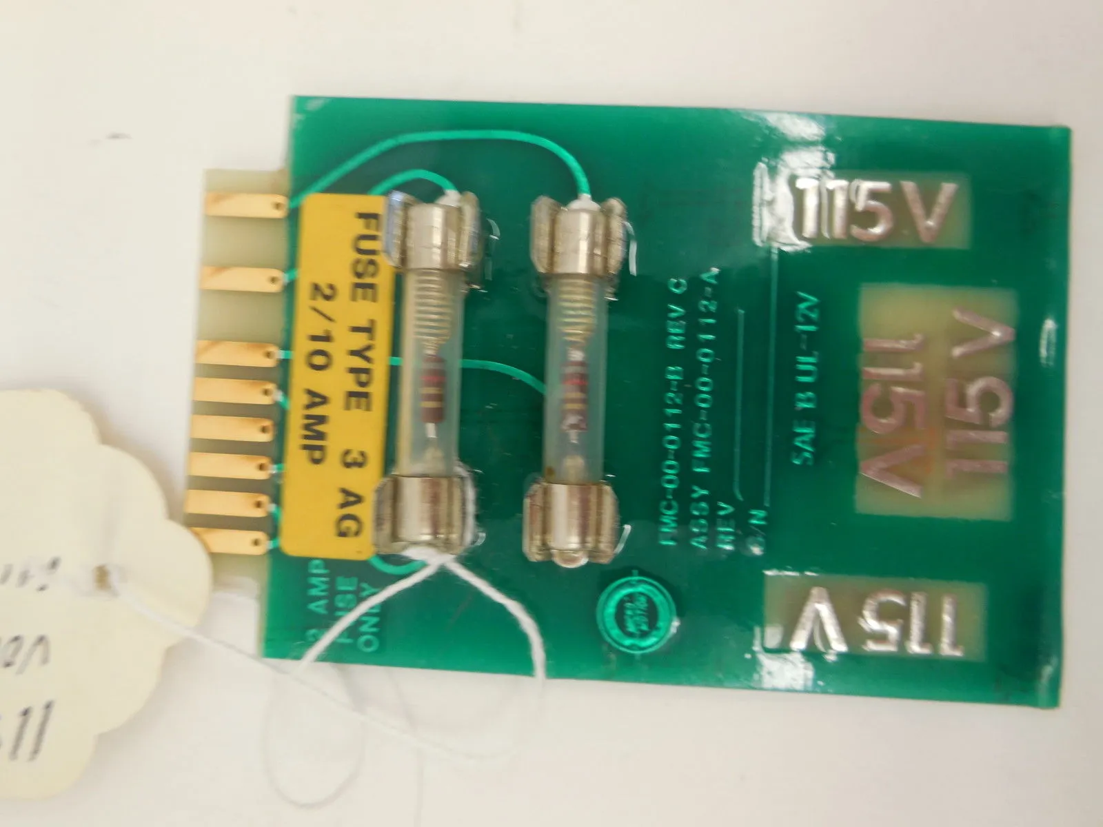 USED MICRO MOTION FMC-00-0112-B FUSE BOARD FMC000112B