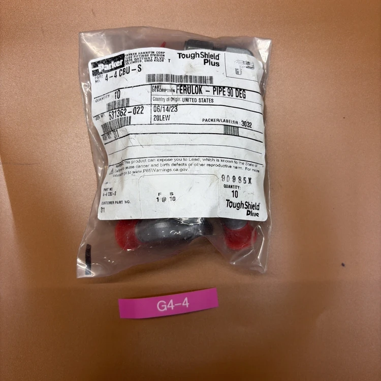 New | in-Stock Parker 4-4 CBU-S Valves/Fittings Indiana US | J&J Industrial Supply #944742