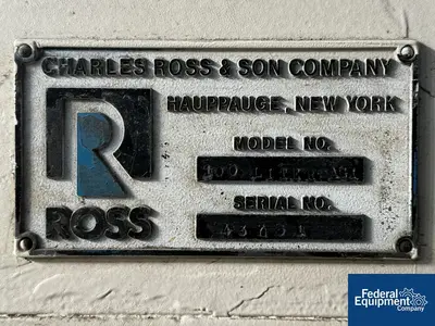 USED Ross 100 Liter Ross Co-Axial Mixer, S/S