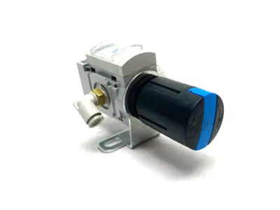 MS4-LR-1/4-D6-AS, 529417 | Festo MS4-LR-1/4-D6-AS Pressure Regulator G 1/4" 529417 w/ Bracket Mount - Used