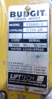 USED BUDGIT 115843-3