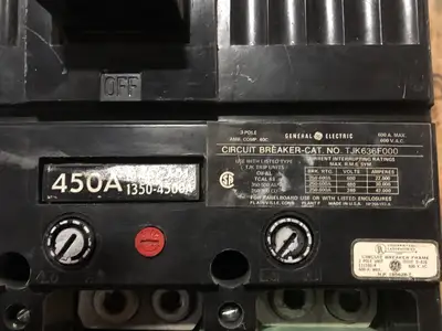 Used GENERAL ELECTRIC TJK636F000 Circuit Breakers British Columbia CA | Lenmark #244382