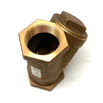 USED NIBCO SWING CHECK VALVE 1-1/2" BRONZE BODY
