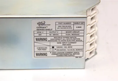 Alpha Technologies _UNKNOWN_ Switching Mode Power Supplies | ANACAPA EQUIPMENT BROKERS, INC (9)