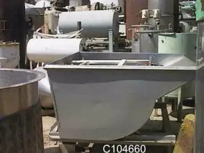 Dumper, Bin, Hopper, 5' x 5' x 24", Tilt Dump #S104660