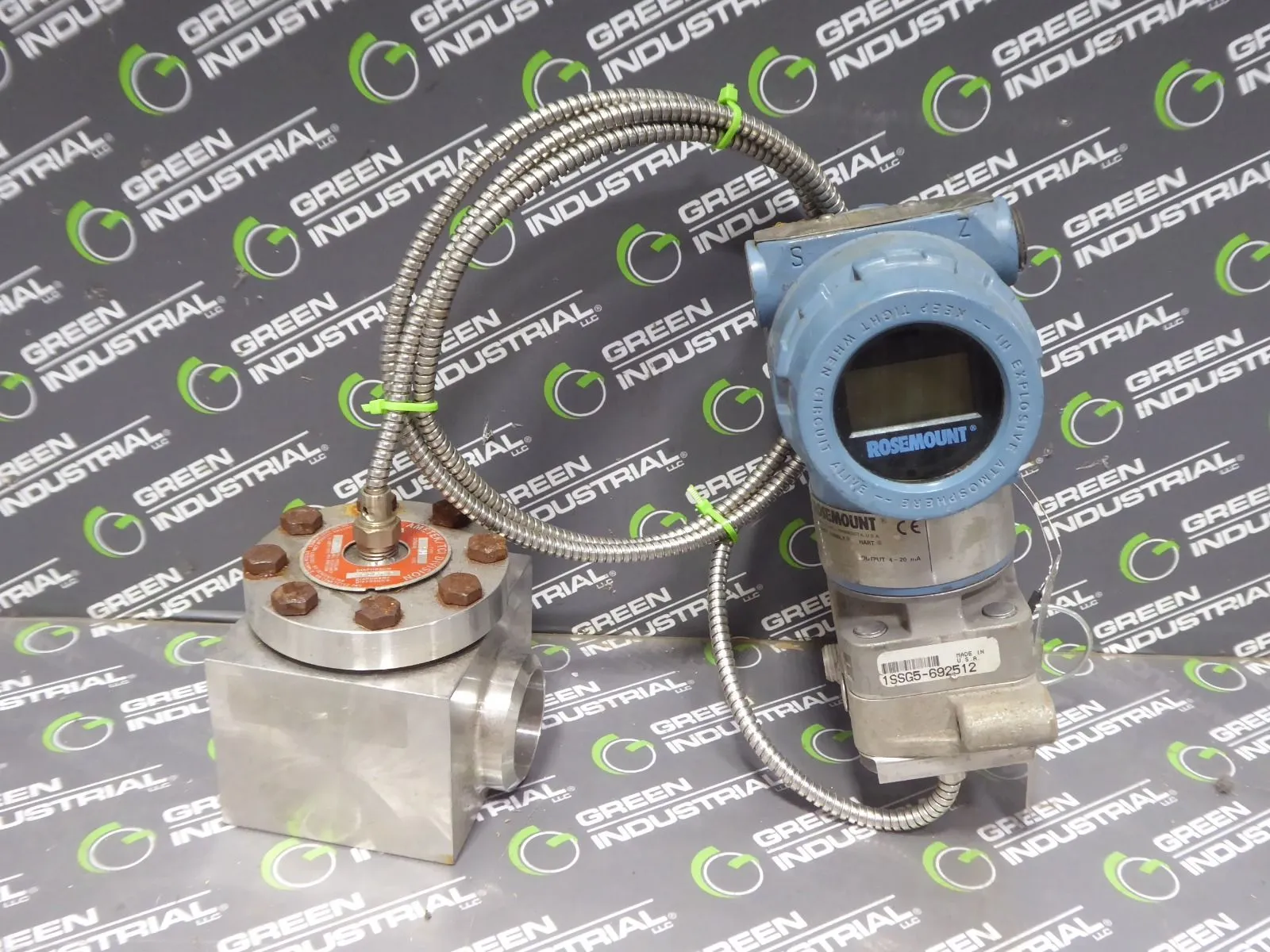 Rosemount 3051CG5A22A1AB4I5L4M5S1 Differential Pressure Transmitter tjW Used