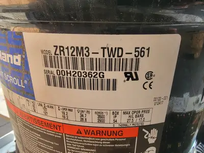 USED COPELAND ZR12M3-TWD-561