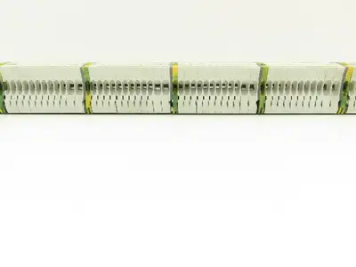 ABB Entrelec Mixed Size Terminal DIN Rail 2-Pole Lot of 117
