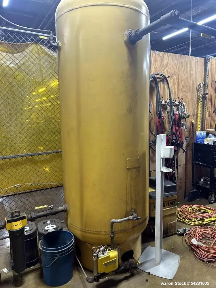 Used Steel Fab Compressed Air Receiver Tank – Approx. 300 Gallon, Carbon Steel