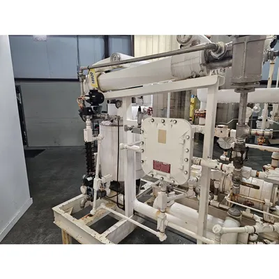 Used 7.5HP Intervac Industrial Vacuum Pump Package
