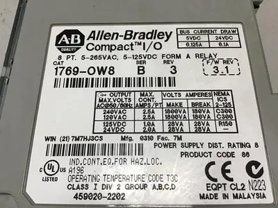 USED ALLEN BRADLEY 1769-OW8 SER B