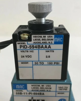 USED Mac Valves 55B-11-PI-594BA
