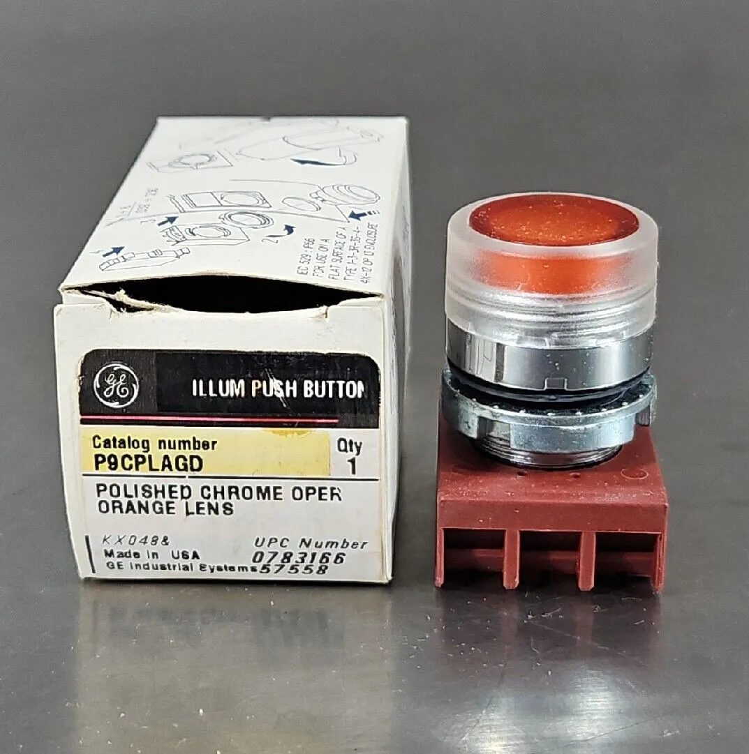 GE P9CPLAGD Pushbutton Switch. Loc 4E-1