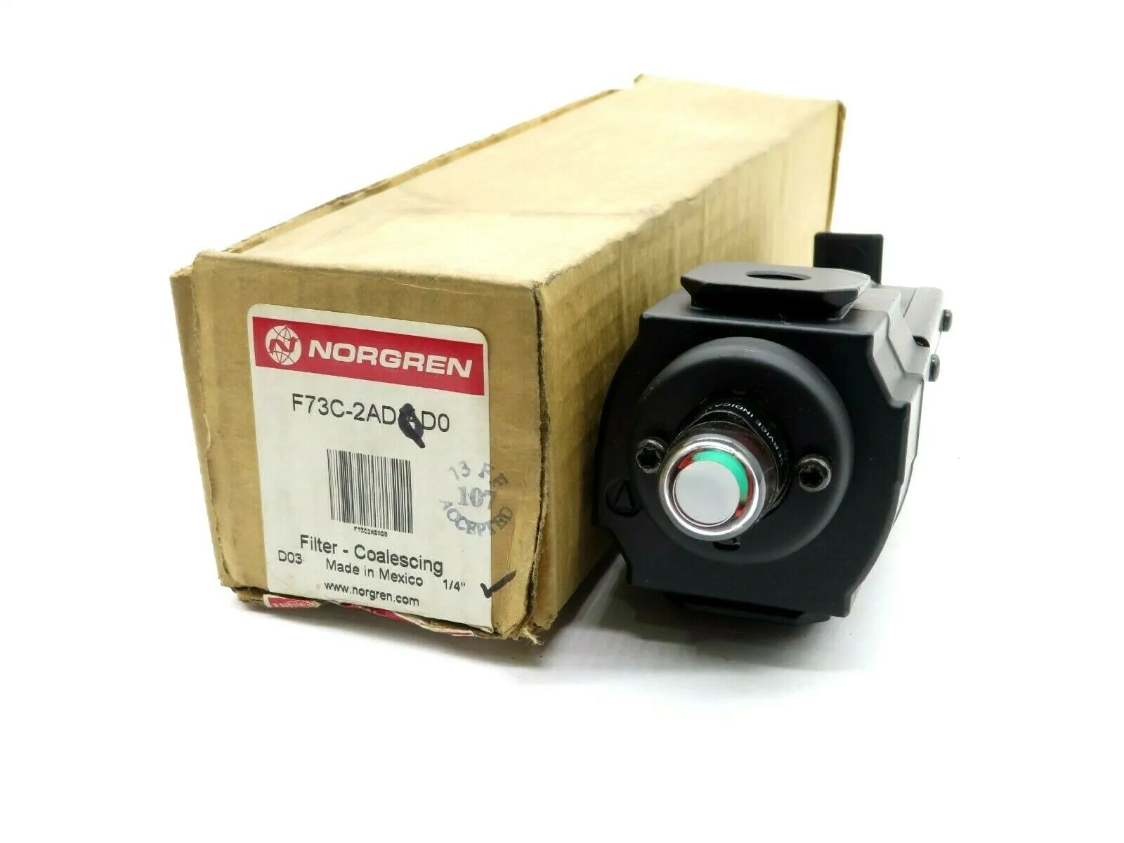 NEW NORGREN F73C-2AD-QD0 FILTER COALESCING 1/4INCH F73C2ADQD0