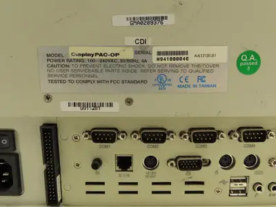 GE Fanuc DisplayPAC-OP Operator interface Panel 12" *Will Not Turn On*