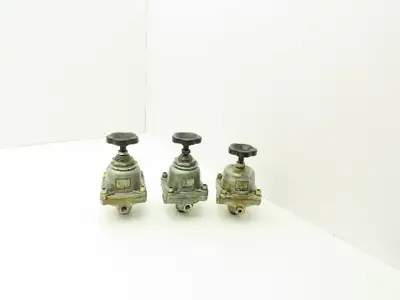 Knorr Pneumatic DMV-6/7.5 Pneumatic Air Regulating Valve 1/4"  Lot of 3  *Read*