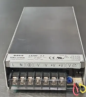 TDK-Lambda LS200-3.3 POWER SUPPLY 3.3 VDC 40A loc4D3