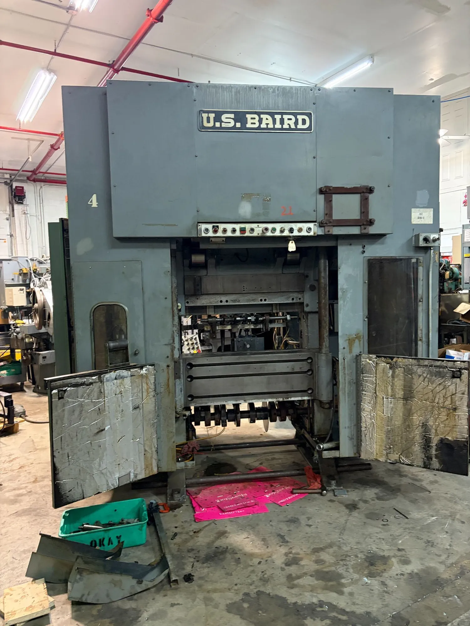 Used 1975 U.S. BAIRD 4L-37 Transfer Presses Connecticut US | Global Machine Brokers, LLC #1301937