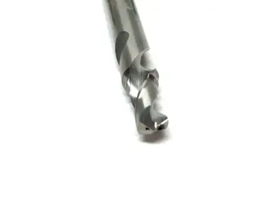 USED GREENE TOOL DRILL BIT W/ COOLANT CHUTES, 2-FLUTE, E02-06-A-1 A181