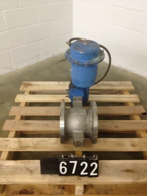 Neles Jamesbury 6"-150 V-Ball Control Valve