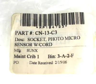 NEW SUNX CN-13-C3