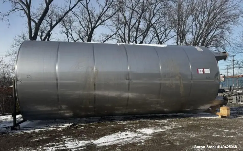 Used Rolec 25,931 Gallon Stainless Steel Storage Tank – Jacketed Brewery Vessel with Multi-Zone Heating