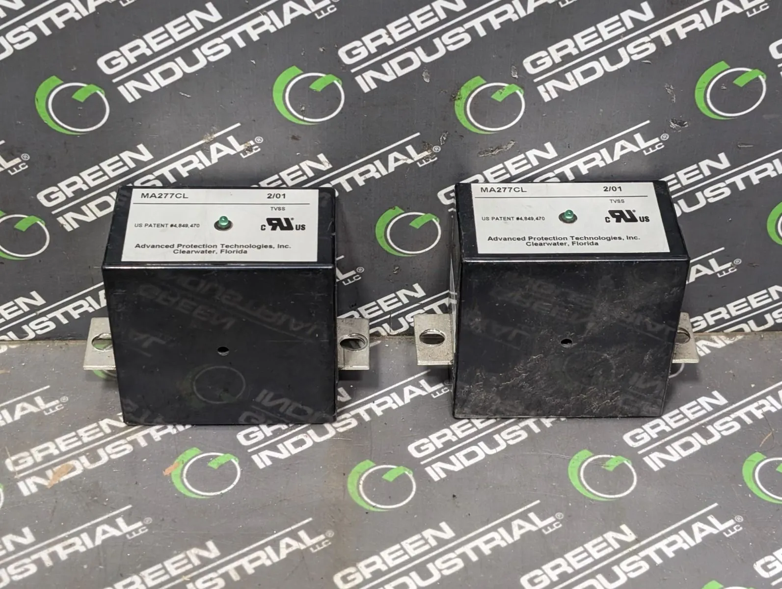 Lot of 2 Advanced Protection Technologies MA277CL Surge Suppressor Module Used