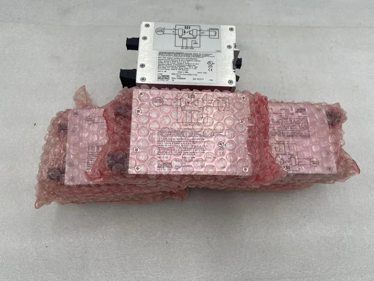 NEW Moore Industries ECT/0-10V/4-20MA/117AC SIGNAL ISOLATOR STOCK K-2127