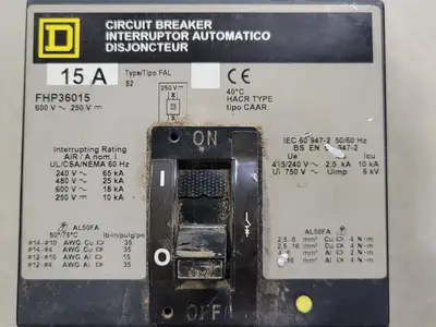 USED SQUARE D FHP36015
