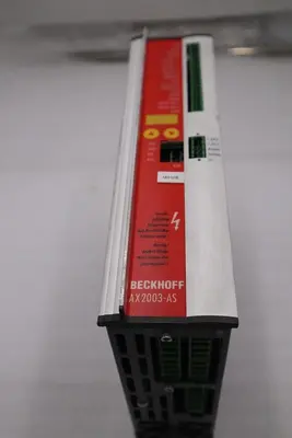 Beckhoff AX2003-AS S60301-520 Digital Compact Servo Drive Amplifier STK 3439-D