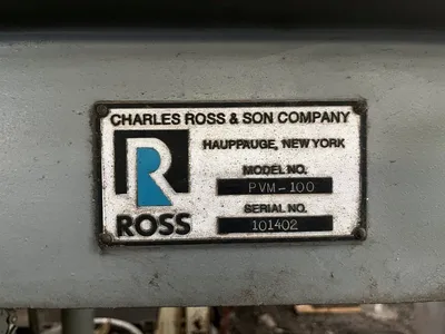 Used 2001 ROSS PVM100 Mixers Ohio US | HGR 24 #727694