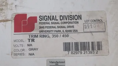 NEW SIGNAL DIVISION MODEL: TR GRAY TRIM RING 350/450