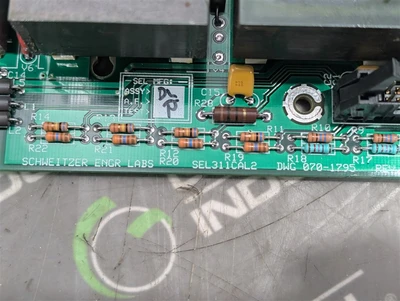 SEL 311CAL2 Protection & Automation System Relay Power Board 070-1795 Rev E Used