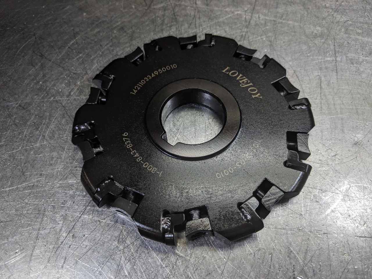 Lovejoy 5" Indexable Slot Cutter 1.25" Arbor 1103-3495-0010 (LOC2968B)