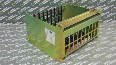 Allen Bradley 1771-A2B/B PLC-5 8 Slot I/O Chassis Rack Rev. N01 Used