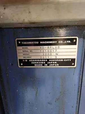 Used TAKAMAZ XD-8 PLUS CNC LATHE, 2 SPINDLES, 5" CHUCKS, 1.4" BAR CNC Lathes | Harbor Machinery Inc. #1283392